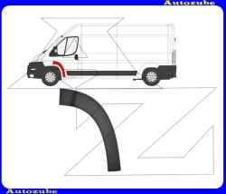 FIAT DUCATO 3 2014.01-2023.12 Ajtóív díszléc bal első, fekete W131145
