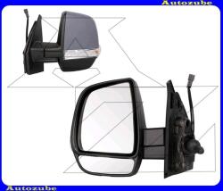 FIAT DOBLO 2 2009.09-2014.12 /263/ Visszapillantó tükör bal "TEHER-gk. " manuális, domború tükörlappal, fényezhető borítással, irányjelzővel MFT410-L