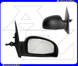 Hyundai GETZ 2002.09-2005.08 /TB/ Visszapillantó tükör jobb, manuális, domború tükörlappal, fekete borítással MHY300-R