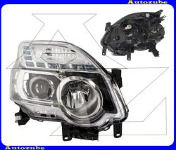 NISSAN X-TRAIL 2 2011.01-2014.04 /T31/ Fényszóró jobb fekete házas (H1/H11) házas motorral DEPO 215-11F1R-LDEM7
