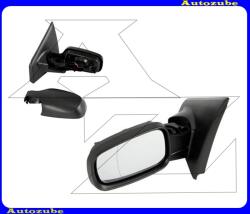 RENAULT CLIO 3 2005.10-2008.12 Visszapillantó tükör bal, elektromos, fűthető-aszférikus tükörlappal, fekete borítással 328-0106
