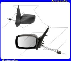 FORD FIESTA COURIER 1999.09-2002.03 Visszapillantó tükör bal, manuális, tükörlappal, fekete borítással 6137386