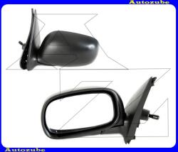 NISSAN MICRA 2 2000.08-2002.12 /K11/ Visszapillantó tükör bal, manuális, domború tükörlappal, fekete borítással 6164544