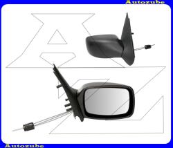 FORD FIESTA COURIER 2002.04-2005.09 Visszapillantó tükör jobb, manuális, domború tükörlappal, fekete borítással FD0507113