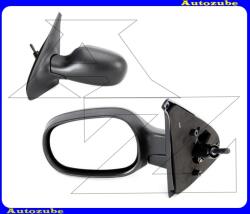 RENAULT CLIO 2 2001.06-2005.09 Visszapillantó tükör bal, manuális, aszférikus tükörlappal, fekete borítással RN3227114