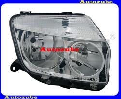 DACIA DUSTER 1 2010.02-2013.05 /X79/ Fényszóró jobb króm házas (H7/H1) kézi/elektromos állítású is. TYC 20-12477-05-2