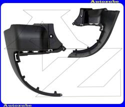 CITROEN BERLINGO 2 2015.03-2018.05 /B9/ Hátsó lökhárító bal "2 hátsó ajtós" rövid, fekete 0552961A1