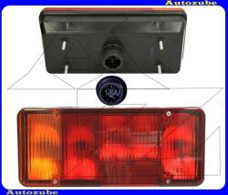 FIAT DUCATO 3 2006.07-2013.12 /250/ Hátsó lámpa bal "PLATÓS" "2008.12. -ig" ködlámpás 5 pines menetes csatlakozós (foglalattal) 552-1929L-LD-WE