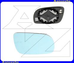 Seat CORDOBA 1 1999.09-2002.08 /6K/ Visszapillantó tükörlap jobb, fűthető-domború-kék /KIS-tükörházhoz-125mm/ (tartólappal) MVW138-R