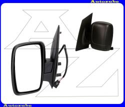 FIAT SCUDO 2 2007.01-2016.09 /270/ Visszapillantó tükör bal, elektromos "SZIMPLA" fűthető-domború tükörlappal, fekete borítással MFT852-L