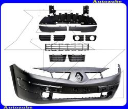 RENAULT MEGANE 2 2002.09-2005.12 Első lökhárító alapozott (10 db kiegészítővel) komplett MG-02208