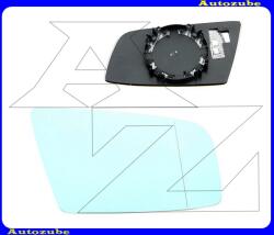 BMW 5 E60, 61 2003.03-2007.02 Visszapillantó tükörlap jobb, fűthető-aszférikus-kék (tartólappal) 303-0089-1