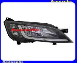 PEUGEOT BOXER 3 2014.06-2023.12 Fényszóró jobb (H7/H7/W21/5W) fekete keretes, nappali fénnyel, motorral TYC 20-14775-15-2