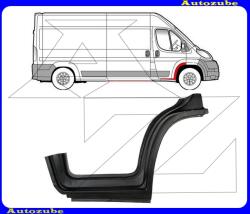 PEUGEOT BOXER 3 2014.06-2023.12 Első sárvédő hátsó rész, küszöbbel jobb (külső javítólemez) POTRYKUS P577042-3