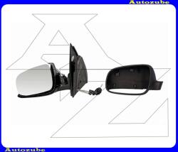 VW LUPO 1998.04-2005.04 /6X/ Visszapillantó tükör bal "NAGY-házas" manuális, aszférikus tükörlappal, fekete borítással /150mm/ 6164069
