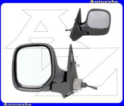PEUGEOT PARTNER 1 1996.06-2002.11 Visszapillantó tükör bal, manuális, domború tükörlappal, fényezhető borítással MPG802-L