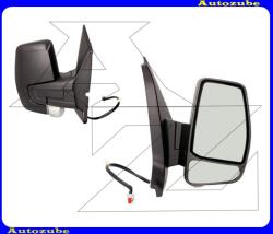 FORD TRANSIT CUSTOM 2012.09-2017.12 Visszapillantó tükör jobb, kézi állítású, domború tükörlappal, fekete borítással, irányjelzővel 310-0199