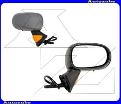 RENAULT MODUS 2004.09-2008.03 Visszapillantó tükör jobb, elektromos, fűthető-domború tükörlappal, hőmérős, fényezhető borítással, SÁRGA irányjelzővel MRN253-R