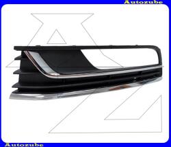 VW PASSAT B7 2010.11-2014.07 /3C/ Első lökhárító rács bal "Comfortline" (1 krómcsikkal) V5740593