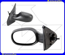 RENAULT CLIO CAMPUS 2006.01-2009.03 Visszapillantó tükör bal, manuális, aszférikus tükörlappal, fekete borítással RN3227114