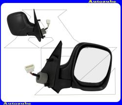 CITROEN BERLINGO 1 2002.01-2008.03 /MF/ Visszapillantó tükör jobb, elektromos, fűthető-domború tükörlappal, fekete borítással V0903808