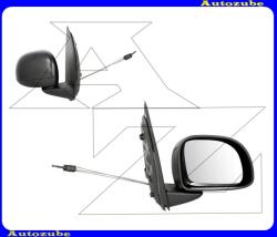 FIAT PANDA 3 2012.01-től /312/ Visszapillantó tükör jobb, manuális, domború tükörlappal, fekete borítással MFT125-R