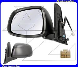 SUZUKI SX4 2006.03-2009.08 /RW/ Visszapillantó tükör bal, elektromos, domború tükörlappal, fekete borítással /szögletes csatlakozós/ P3075511M