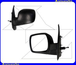 RENAULT KANGOO 2 2008.02-2013.06 Visszapillantó tükör bal, manuális, tükörlappal, fekete borítással RN9187114