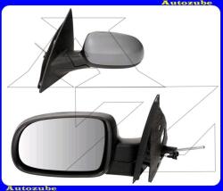 OPEL CORSA C 2000.09-2003.08 /X01/ Visszapillantó tükör bal, manuális, aszférikus tükörlappal, fényezhető borítással OP0307124