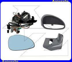 CITROEN C4 1 2004.11-2008.08 /LA, LC/ Visszapillantó tükör jobb, elektromosan behajló, fűthető-domború tükörlappal, hőmérős, fényezhető borítással, irányjelzővel 305-0121