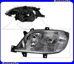 MERCEDES SPRINTER B905 2000.04-2006.05 Fényszóró bal "2002.08. -ig" ködlámpás (H7/2xH1) (motor nélkül) TYC 20-0496-15-2