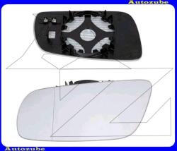 VW LUPO 1998.04-2005.04 /6X/ Visszapillantó tükörlap bal, fűthető-aszférikus /Nagy-tükörházhoz/ (tartólappal) MVW186-L