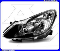 OPEL CORSA D 2006.09-2011.02 /S07/ Fényszóró bal fekete házas (H7/H1) motorral TYC 20-1196-05-2