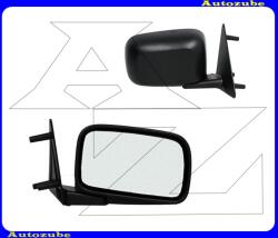 VW JETTA 2 1984.02-1991.12 /19E/ Visszapillantó tükör jobb "1987.08. -tól" kívűlről állítható, sík tükörlappal, fekete borítással 337-0101