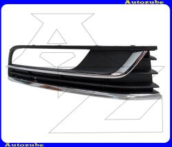 VW PASSAT B7 2010.11-2014.07 /3C/ Első lökhárító rács jobb "Comfortline" (1 krómcsikkal) 9547918