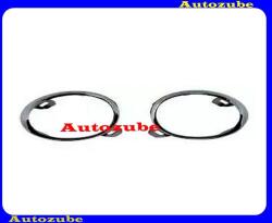 RENAULT MEGANE 3 2014.01-2016.02 Első lökhárító ködlámpa keret krómgyűrű szett "3/5 ajtós" (bal+jobb) URG09-34750