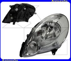 RENAULT KANGOO 2 2008.02-2013.06 Fényszóró bal króm házas (H4) (motor nélkül) TYC 20-1400-15-2