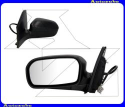 Honda CIVIC 7 2001.02-2003.12 /EP-EV/ Visszapillantó tükör bal "3 ajtós" elektromos, fűthető tükörlappal, fekete borítással 312-0034