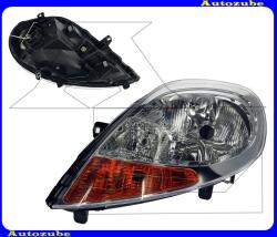 RENAULT TRAFIC 2 2006.08-2014.04 /FL, JL/ Fényszóró bal, króm házas, sárga indexes (H4) (motor nélkül) TYC 20-1100-25-2