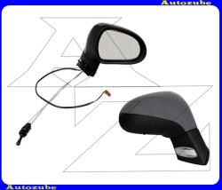 PEUGEOT 207 2006.06-2009.06 Visszapillantó tükör jobb, manuális, fűthető tükörlappal, hőmérős, fényezhető borítással, irányjelzővel MPG144-R