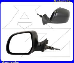 DACIA DUSTER 1 2010.02-2013.05 /X79/ Visszapillantó tükör bal, manuális, domború tükörlappal, fekete borítással MDL110-L