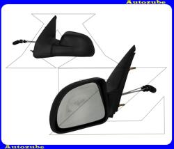 RENAULT CLIO 1 1990.02-1994.02 Visszapillantó tükör bal, manuális, tükörlappal, fekete borítással 328-0002