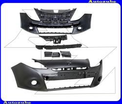 RENAULT CLIO 3 2009.01-2012.10 Első lökhárító alapozott, 15" colos kerékhez, 5 részes, műanyag merevítővel CL-09200