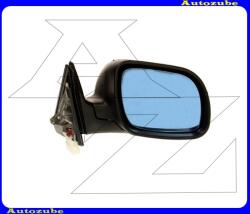 AUDI A6 C4 1994.06-1997.03 /4A/ Visszapillantó tükör jobb, elektromos, fűthető-domború-kék tükörlappal, fekete borítással /KIS-tükörház/ 302-0019