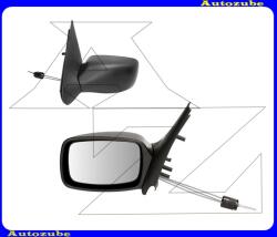FORD FIESTA COURIER 2002.04-2005.09 Visszapillantó tükör bal, manuális, tükörlappal, fekete borítással MFD146-L