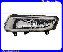 VW POLO 5 2009.06-2014.04 /6R/ Ködlámpa bal (H8) statikus kanyarkövető, króm házas TYC 19-0876-11-2