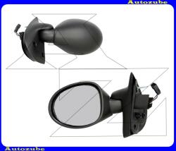 RENAULT TWINGO 1 1998.09-2007.07 Visszapillantó tükör bal, elektromos, domború tükörlappal, fekete borítással 328-0070