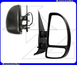FIAT DUCATO 2 2002.01-2006.06 /230, 244/ Visszapillantó tükör jobb "RÖVID-karos" elektromos, fűthető-domború tükörlappal, fekete borítással (kar: 80mm) MFT823-R