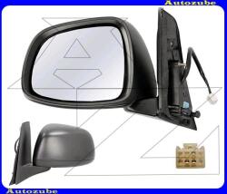 SUZUKI SX4 2006.03-2009.08 /RW/ Visszapillantó tükör bal, elektromos, domború tükörlappal, fekete borítással /szögletes csatlakozós/ MFT261-L