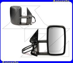 VW LT 1996.01-2005.12 /2D/ Visszapillantó tükör jobb, elektromos, fűthető-domború tükörlappal, fekete borítással 337-0105
